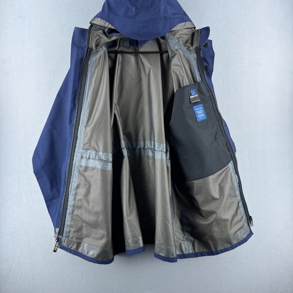 USN Goretex Fowl Weather II Parka Mens Large Blue Waterproof Shell Military USA - Picture 12 of 16